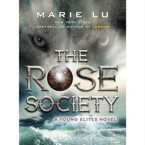 The Rose Society by — Decorative Coffee Table Book, Teal & Gray